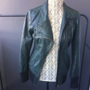 Soia & Kyo, Dark Green, Genuine Leather Jacket